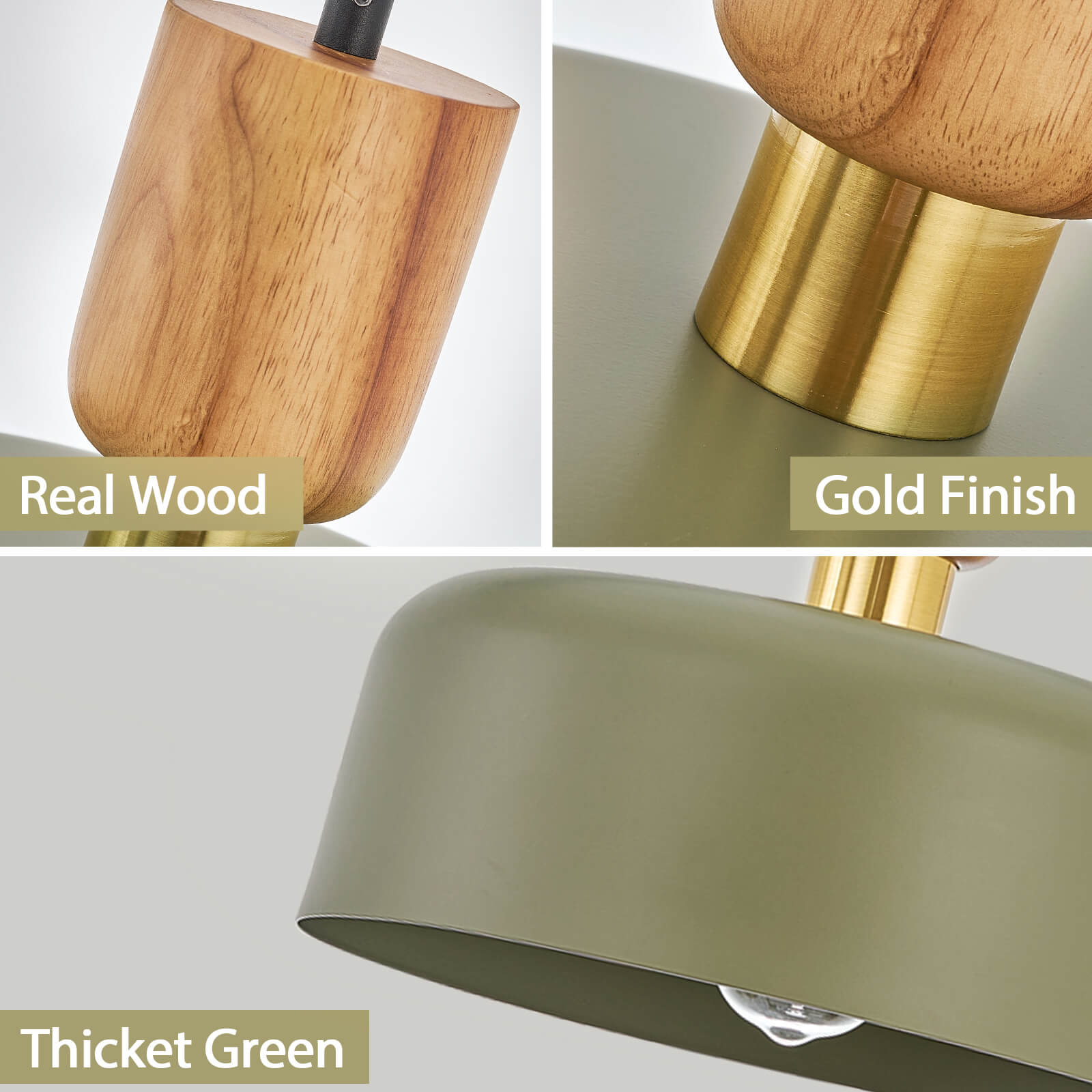 Olive Green Pendant Lights