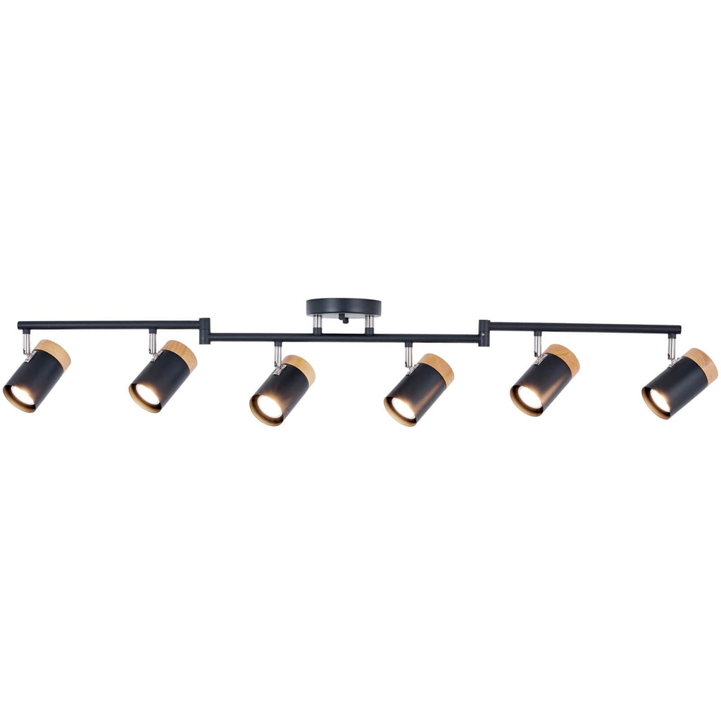 Natural Wood Track Lights