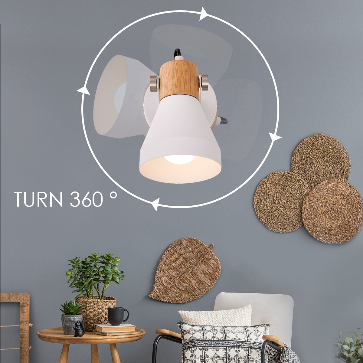 Plug-in White Lamp