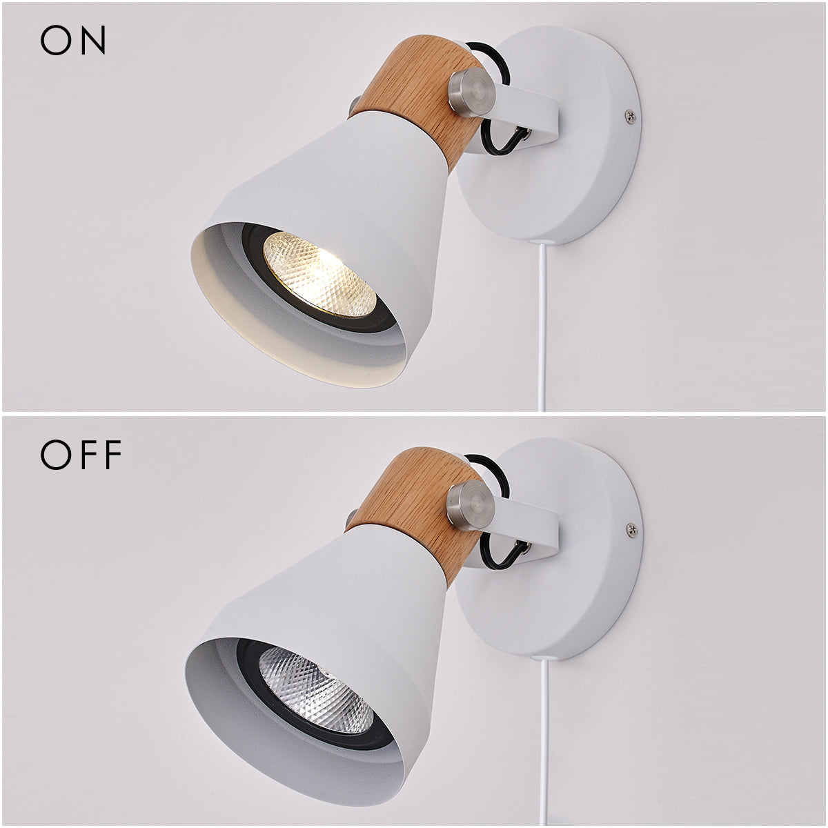 Plug-in White Lamp