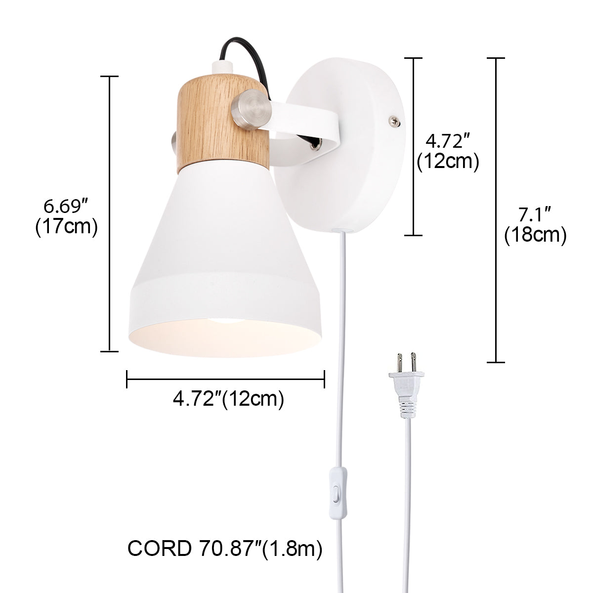 Plug-in White Lamp