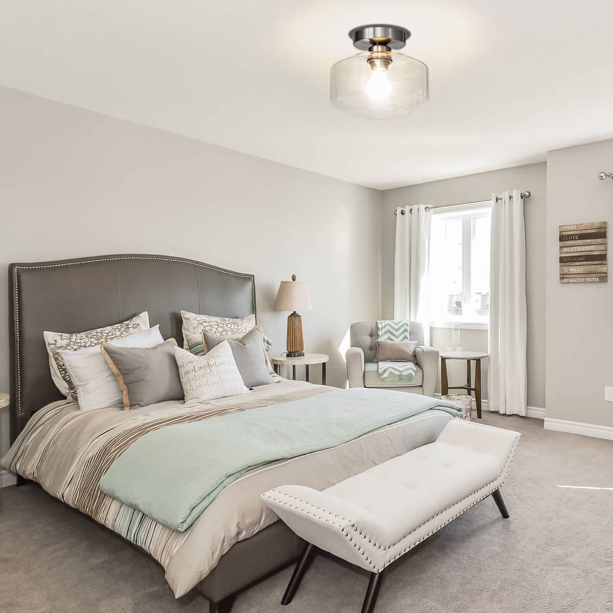 Brushed Nickel Ceiling Light Fixtures