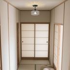 Ribbed Clear Glass Flush Mount