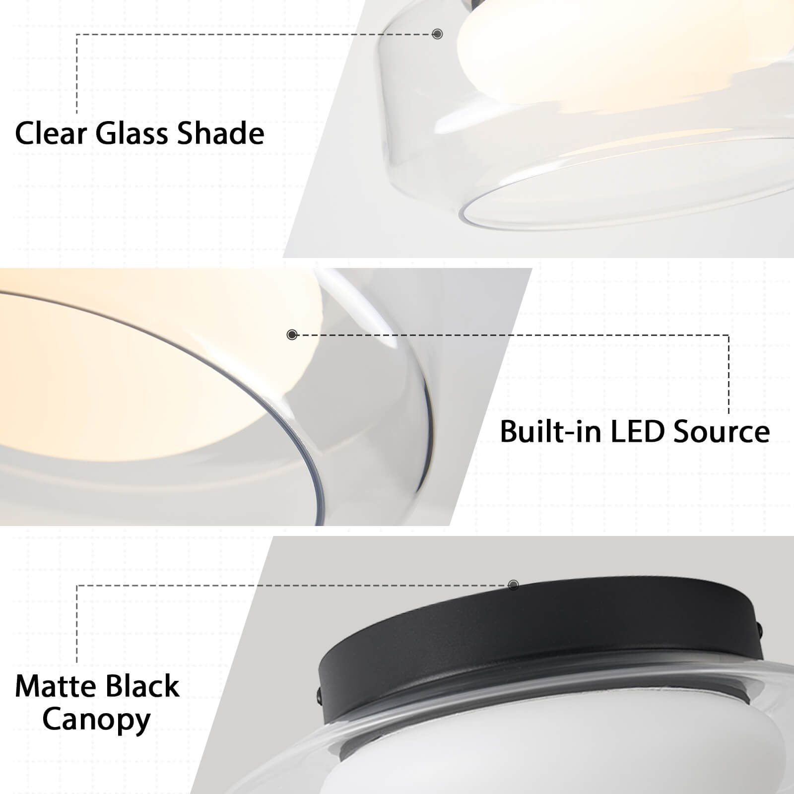 Dimmable Ceiling Light Fixture