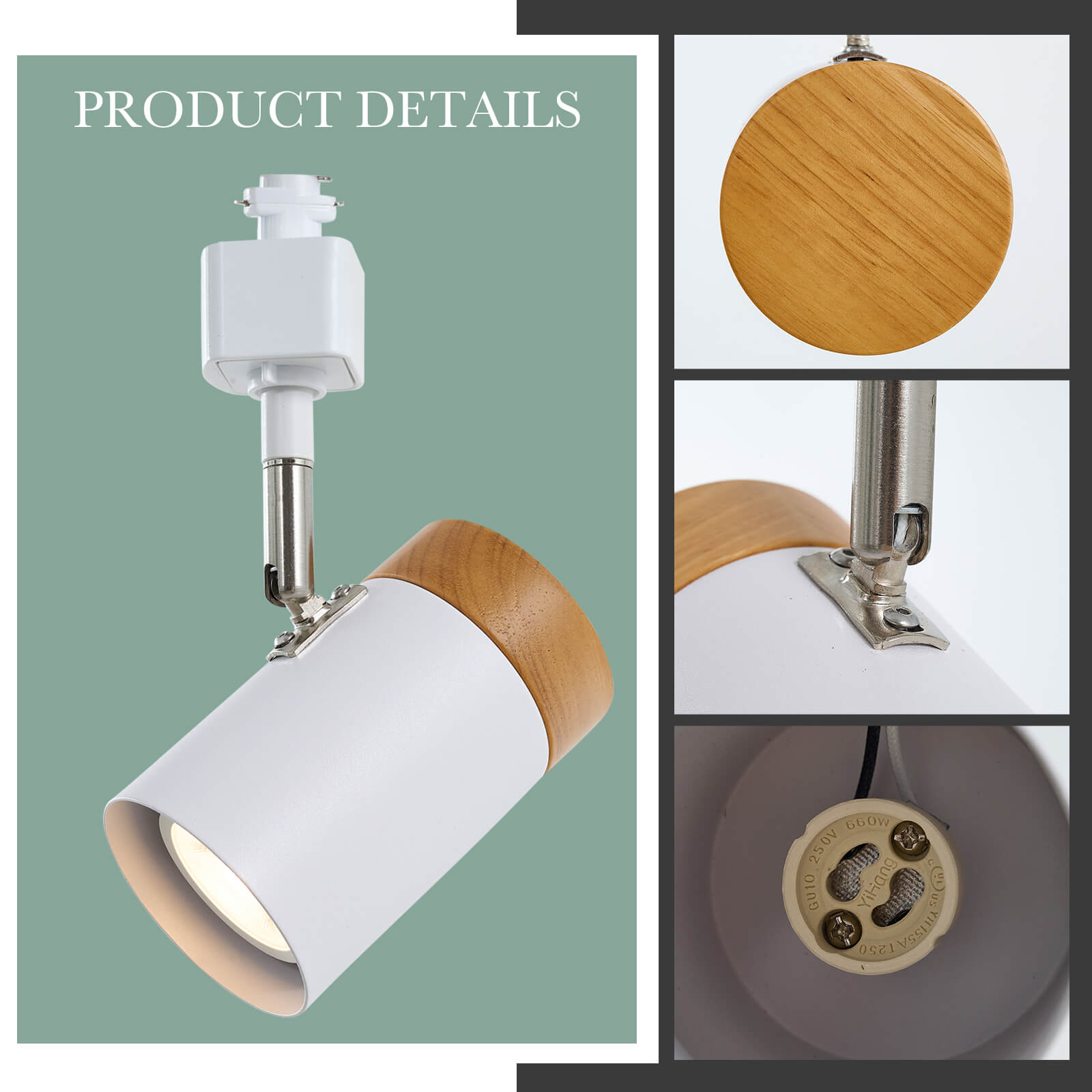 H Type 6 Track Lighting Heads