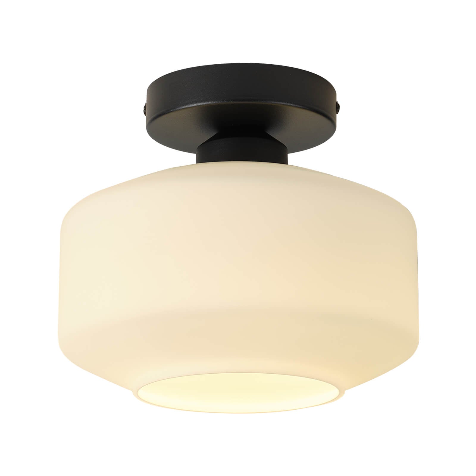 Milk White Glass Ceiling Light