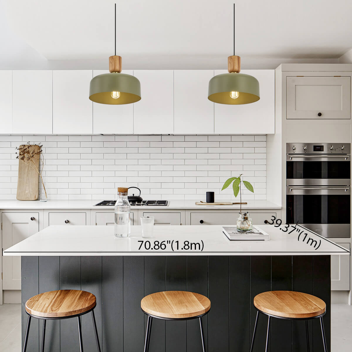 Olive Green Pendant Lights