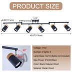 Natural Wood Track Lights