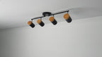 Natural Wood Track Lights